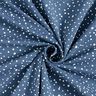 Bavlněný žerzej Nepravidelné puntíky – džínově modrá,  thumbnail number 3