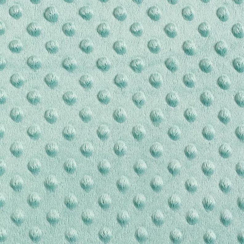 Hebký fleece vyražené puntíky – rákosove zelená,  image number 1