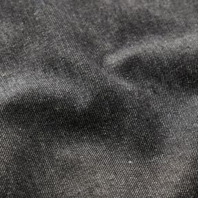 Těžký bavlněný denim – černá, 