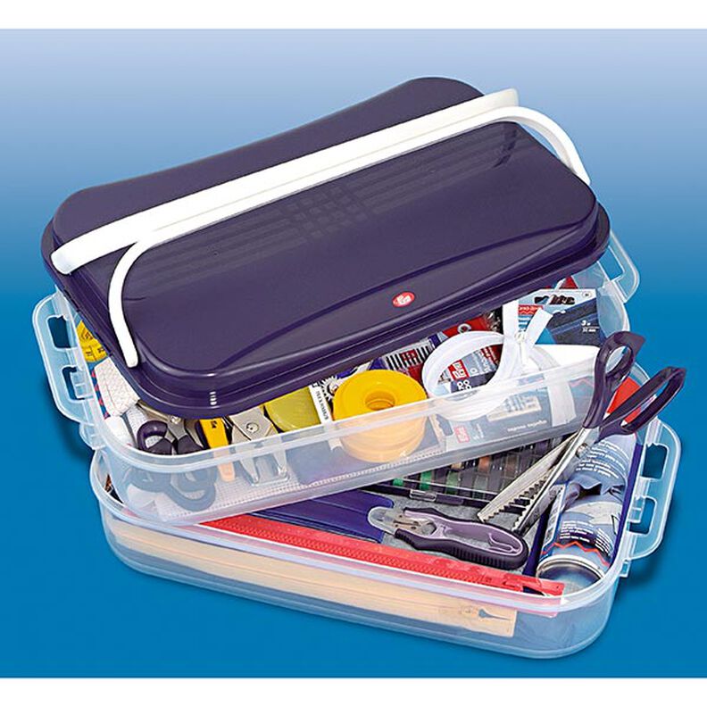 Kufřík Click Box Jumbo základní model [ Rozměry:  40  x 26,5  x 17,5 cm  ] | Prym – světle fialova,  image number 2