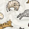 Bavlněný žerzej Kočky | Poppy Fabrics – přírodni/hnědá,  thumbnail number 2