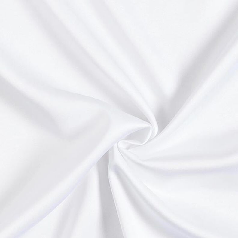 Viskózový satén Jednobarevné provedení – bílá,  image number 1
