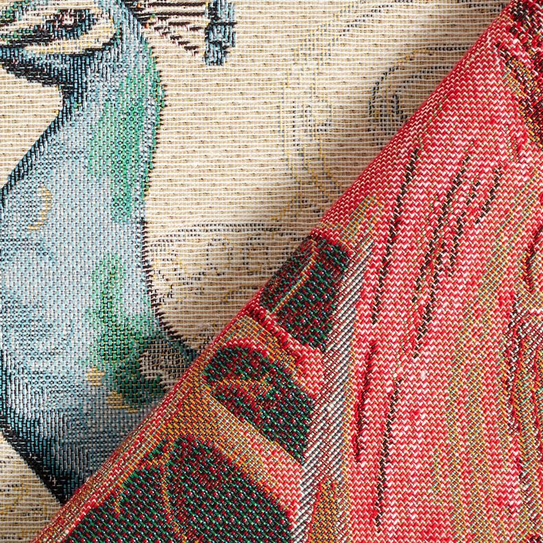 Dekoračn&iacute; panel Gobel&iacute;n P&aacute;v &ndash; světle b&eacute;žov&aacute;/modr&aacute;,  image number 4