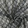 Šifón ornamenty – bílá/černá,  thumbnail number 3
