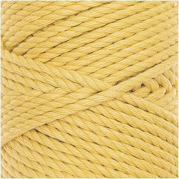Makramé příze Creative Cotton Cord Skinny [3mm] | Rico Design - hořčicove žlutá,  image number 2