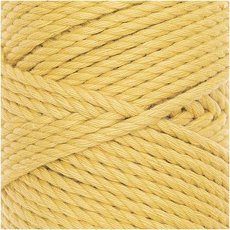 Makramé příze Creative Cotton Cord Skinny [3mm] | Rico Design - hořčicove žlutá,  image number 2