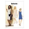 šaty | Butterick 6317 | 40-48,  thumbnail number 1