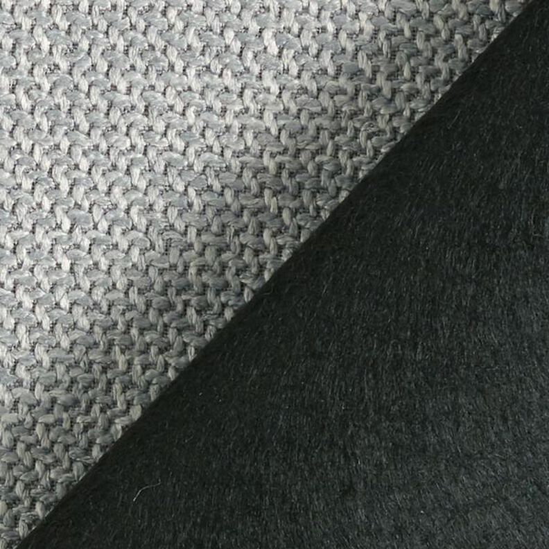 Čalounická látka hrubý křížový kepr Bjorn – světle šedá,  image number 4