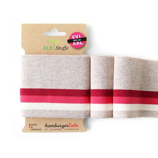 GOTS Bio náplety CUFF ME COLLEGE [140 cm | 7,5 cm] | Albstoffe | Hamburger Liebe, 