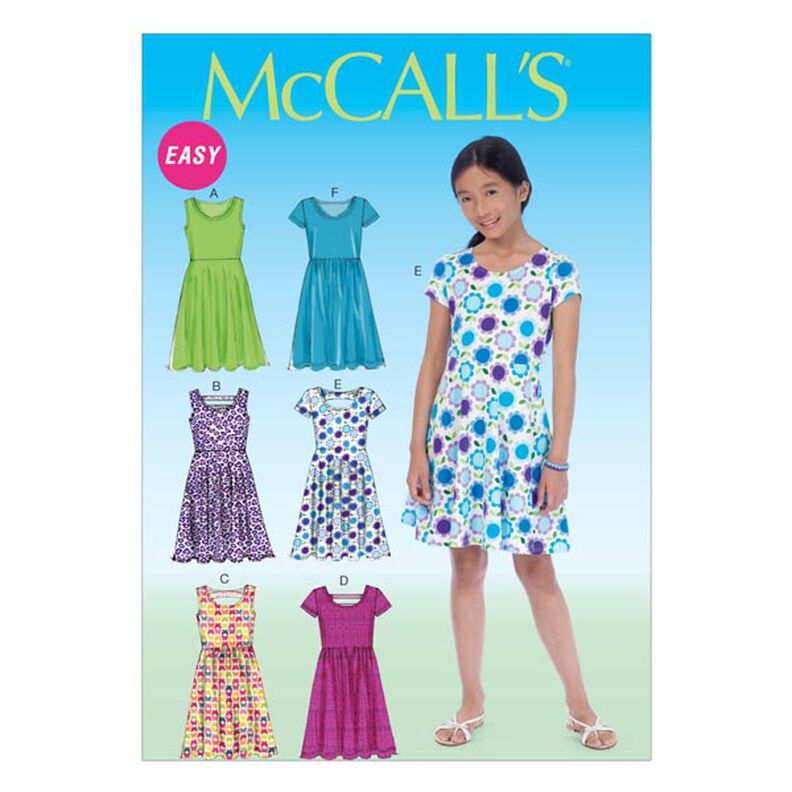 Dívčí šaty, McCalls 7079 | 128 - 152 | 140 - 158,  image number 1