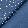 Bavlněný žerzej Nepravidelné puntíky – džínově modrá,  thumbnail number 4
