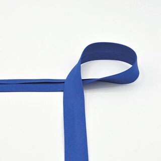 Šikmý proužek Popelín [20 mm] – královská modr, 