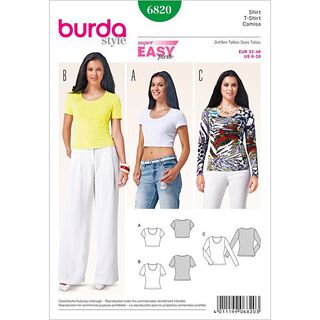 Tričko, Burda 6820, 