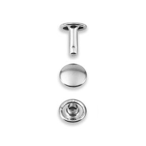 Duté nýty, upínací rozsah 4-6mm [20 kusů | Ø 9 mm] | Prym – stříbrná kovový, 