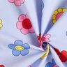 Povrstvená bavlna Veselé květiny | Poppy Fabrics – baby modra/růžová,  thumbnail number 4