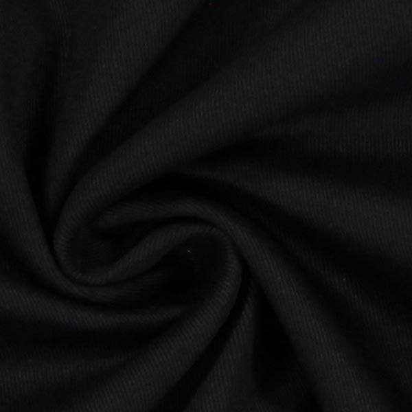 Bavlněný kepr stretch – černá,  image number 2