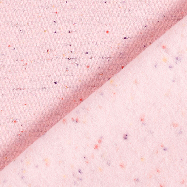 Hebká teplákovina barevné skvrny – růžová,  image number 4
