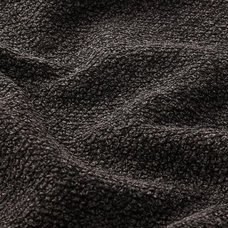 Pletené bouclé melange – antracitová, 