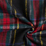 Kabátová látka s příměsí vlny skotská kostka – černá/červená,  thumbnail number 3