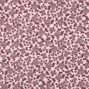 Bavlněný flanel Kytičky | Poppy Fabrics – rose/slézová, 