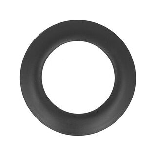 Záclonový kroužek se zacvakávacími očky, matný [Ø 40mm] – černá, 