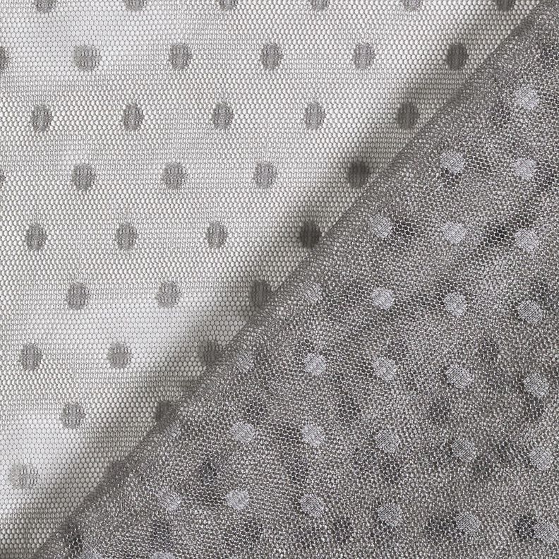 Softmesh puntíky – sloní šedá,  image number 5