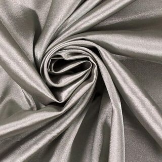 Stretch Satin – stříbrná kovový, 
