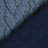 Žakárové žerzejové kloké Copánkový vzor – džínově modrá,  thumbnail number 4