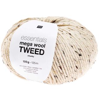 Essentials Mega Wool Tweed Chunky| Rico Design – přírodni, 