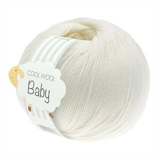 Cool Wool Baby, 50g | Lana Grossa – bílá, 