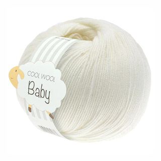 Cool Wool Baby, 50g | Lana Grossa – bílá, 