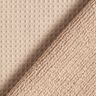 Froté látka/Vaflové piké Jednobarevné provedení – taupe (šedohnědá),  thumbnail number 5