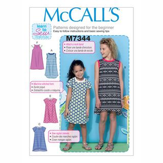 Dětské šaty|Košile, McCalls | 104 - 122, 