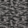 Pletená žakárová maskáčová metalíza – černá/stříbrná metalická,  thumbnail number 1