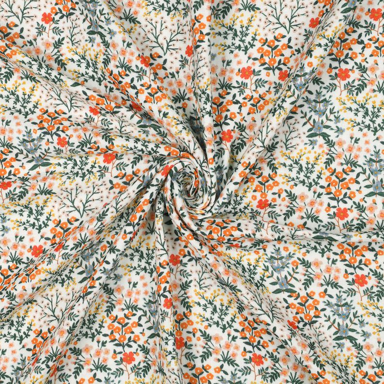 Mušelín / dvojitá mačkaná tkanina Květinová louka digitální potisk | Poppy Fabrics – vlněná, image number 3