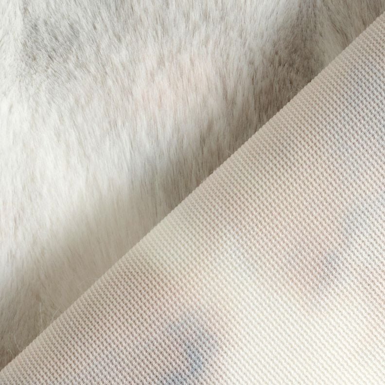 Uměl&aacute; kože&scaron;ina Dlouh&eacute; vlasy s barevn&yacute;m gradientem &ndash; stř&iacute;brně &scaron;ed&aacute;,  image number 4