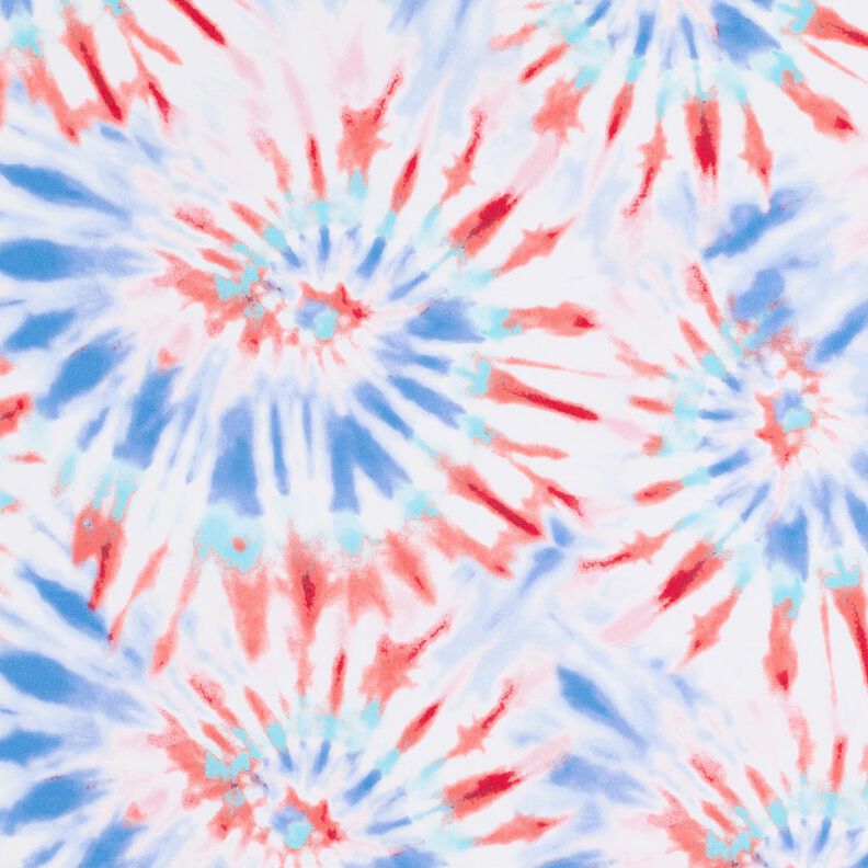 Plavkovina Batikovaná mandala – bílá/chili,  image number 6