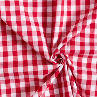 Bavlněný Vichy - 1 cm – chili, 