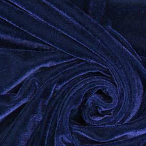 Stretch Samet namornicka modr, 
