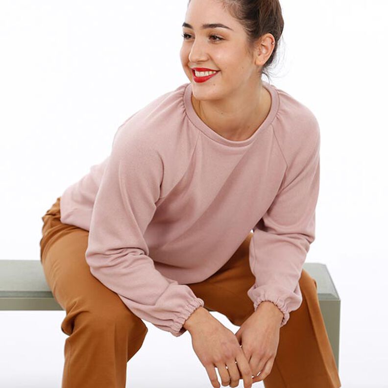 FRAU CAJA – raglánová mikina s bluzonovými rukávy, Studio Schnittreif | XS - XXL,  image number 4