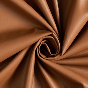 Koženka s velurovou rubovou stranou  – skořicová, 