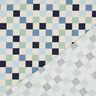 Bavlněný žerzej Károvaná | Poppy Fabrics – přírodni/modrošedá,  thumbnail number 4