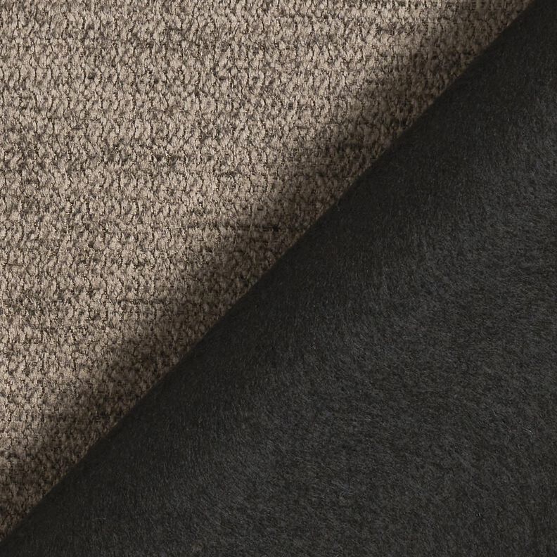 Čalounická látka Měkká tkanina – tmavá taupe, image number 3