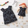 Bavlněný popelín Zvířecí obličeje | Poppy Fabrics – modrošedá,  thumbnail number 6