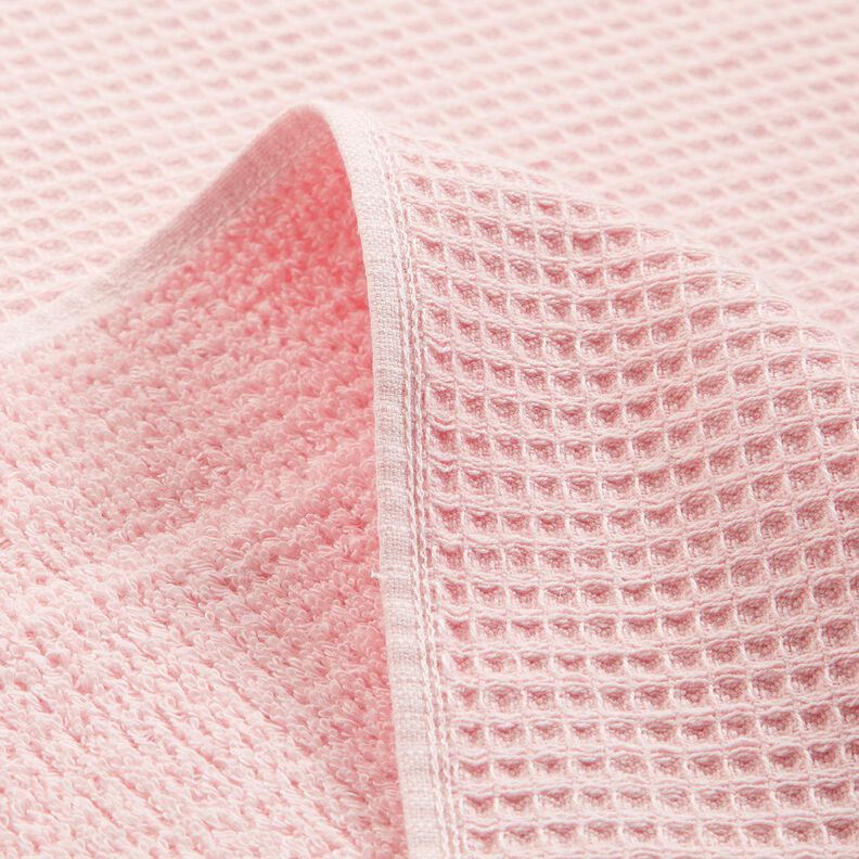 Froté látka/Vaflové piké Jednobarevné provedení – rose,  image number 5