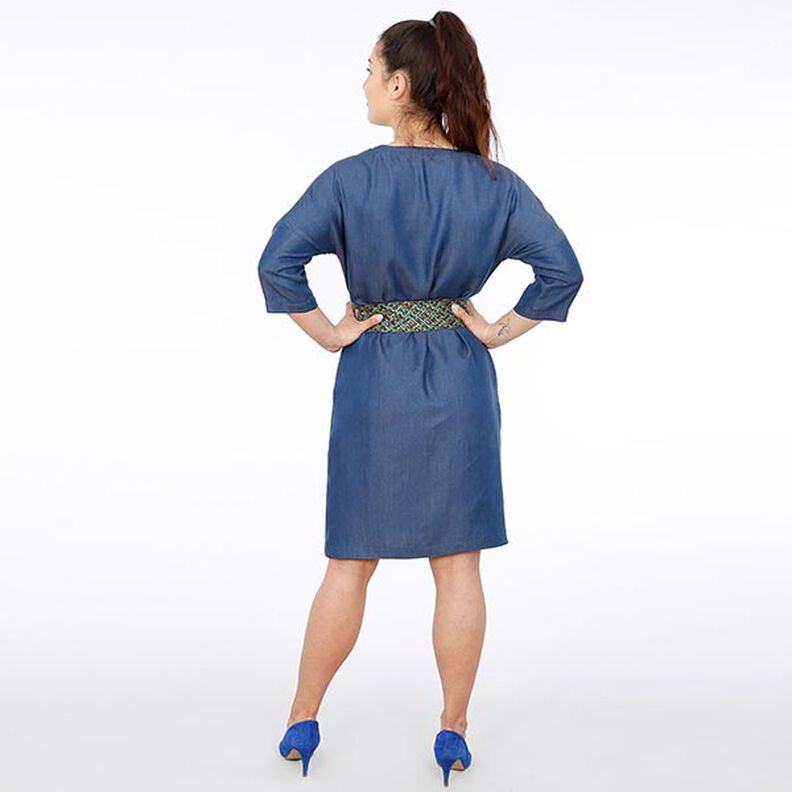 FRAU EDDA rovné halenkové šaty s knoflíkovou légou a kapsami | Studio Schnittreif | XS-XXL,  image number 3