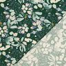Viskózová tkanina Digitální tisk jarních květů – tmavě zelená/světle mátová,  thumbnail number 4