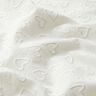 Batist vyšívaná srdce | Poppy Fabrics – slonová kost,  thumbnail number 2