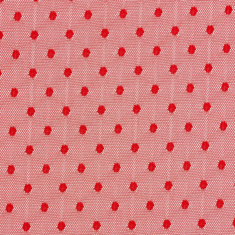 Softmesh puntíky – červená,  image number 1
