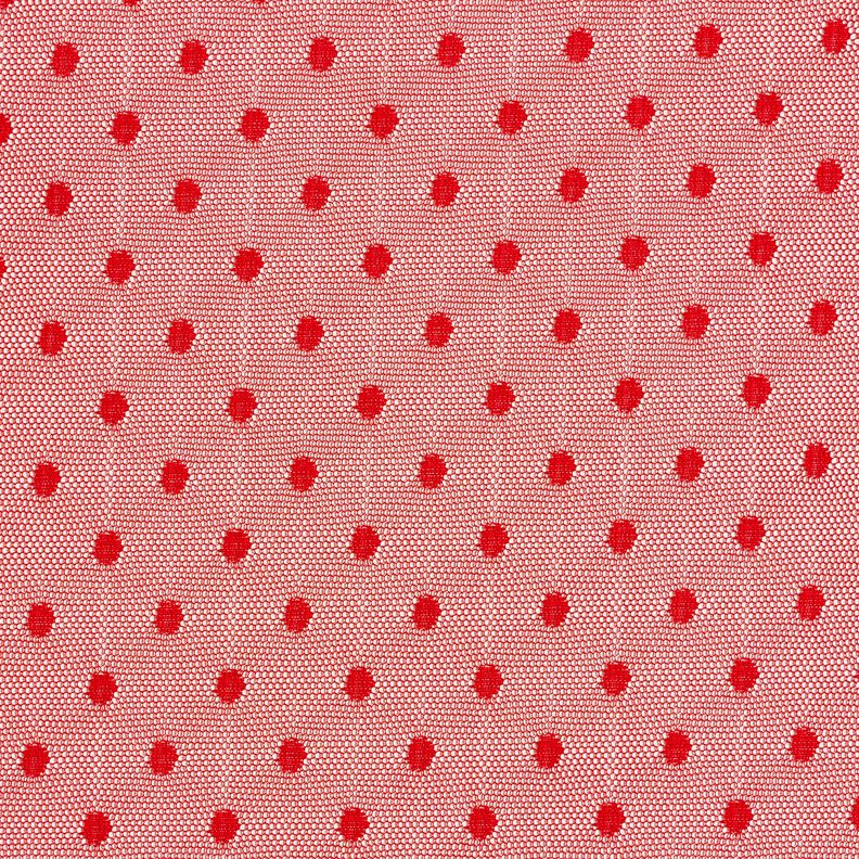 Softmesh puntíky – červená,  image number 1